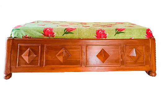 Premium Sagwan Teak Wood Bed | Durable & Elegant Bedroom Furniture