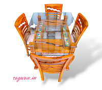 Sagwan Premium Dining Set - Neptune