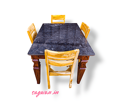 Sagwan Premium Dining Set - Titan