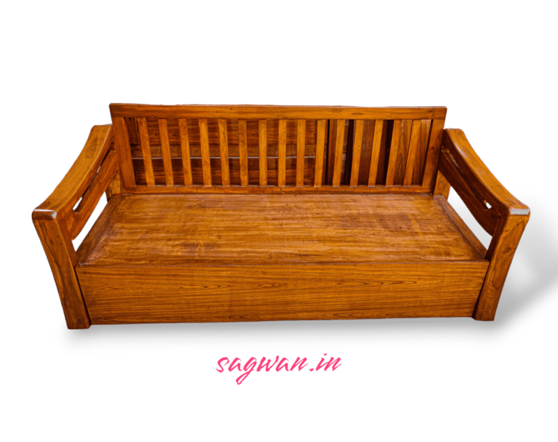 Premium Teak Wood Sofa Cum Bed | Luxury Sagwan Furniture | Sagwan.in