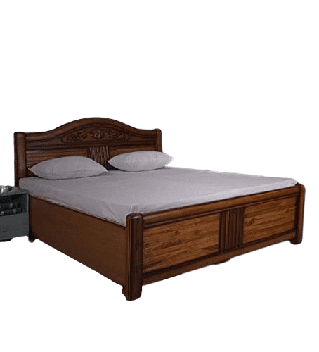 Premium Sagwan Teak Wood Bed | Durable & Elegant Bedroom Furniture